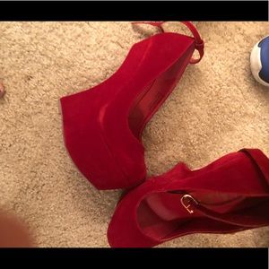 Red wedges/heels